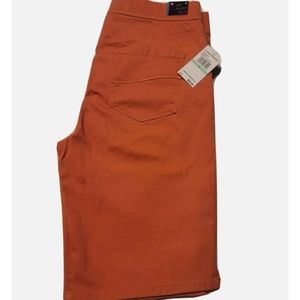 Gloria Vanderbilt Pull On Mid-Rise Avery Bermuda Shorts Size 8 Women's NWT